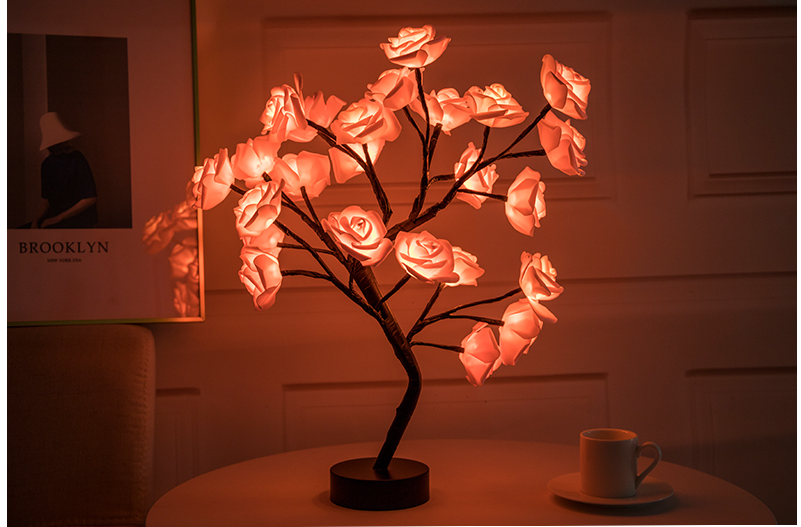 Rose Flower LED Lamp