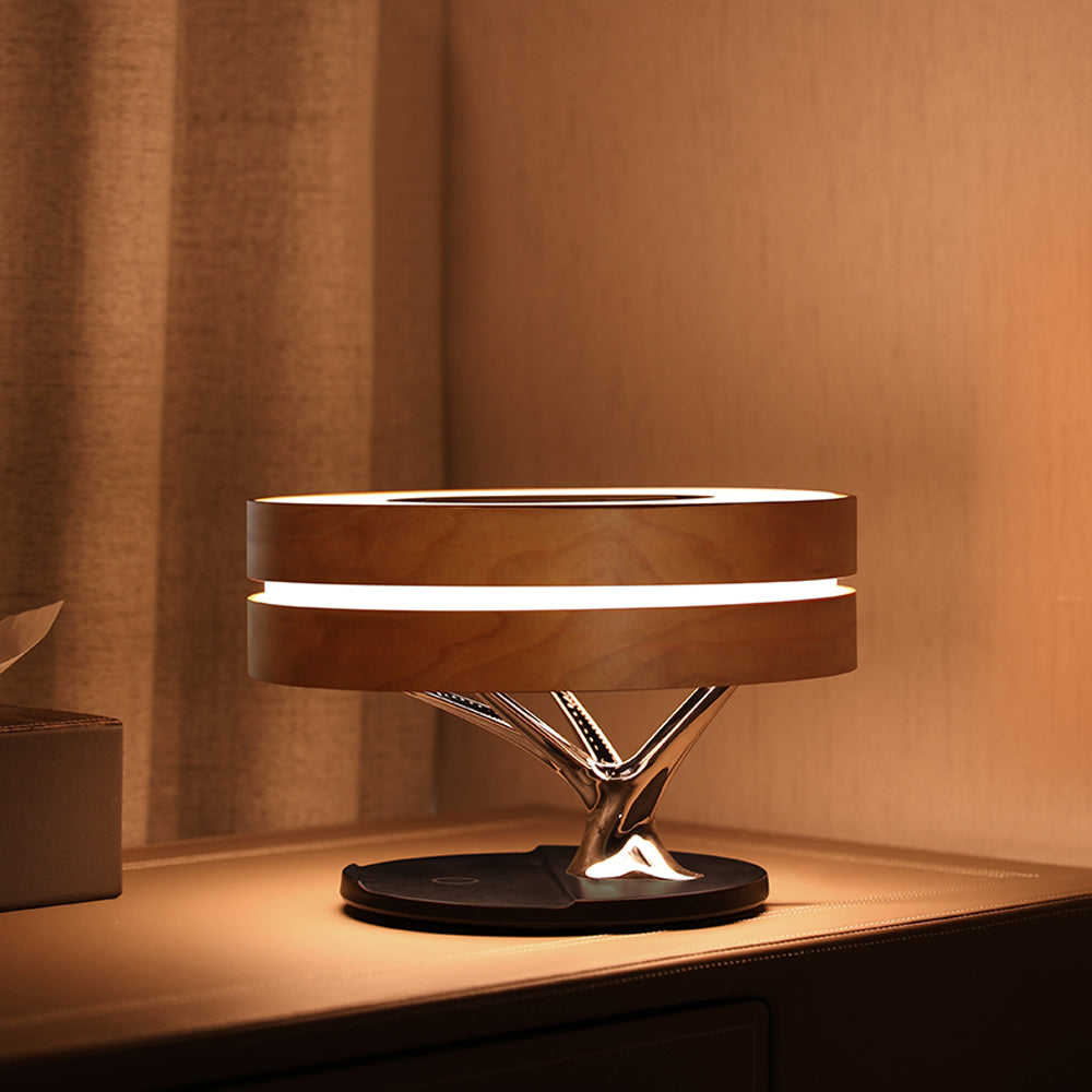 Desk Lamp (Wireless Charging, Bluetooth Speaker)