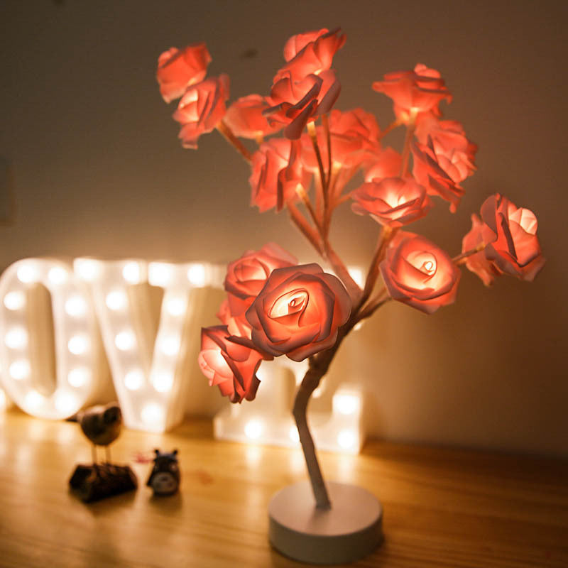 Rose Flower LED Lamp