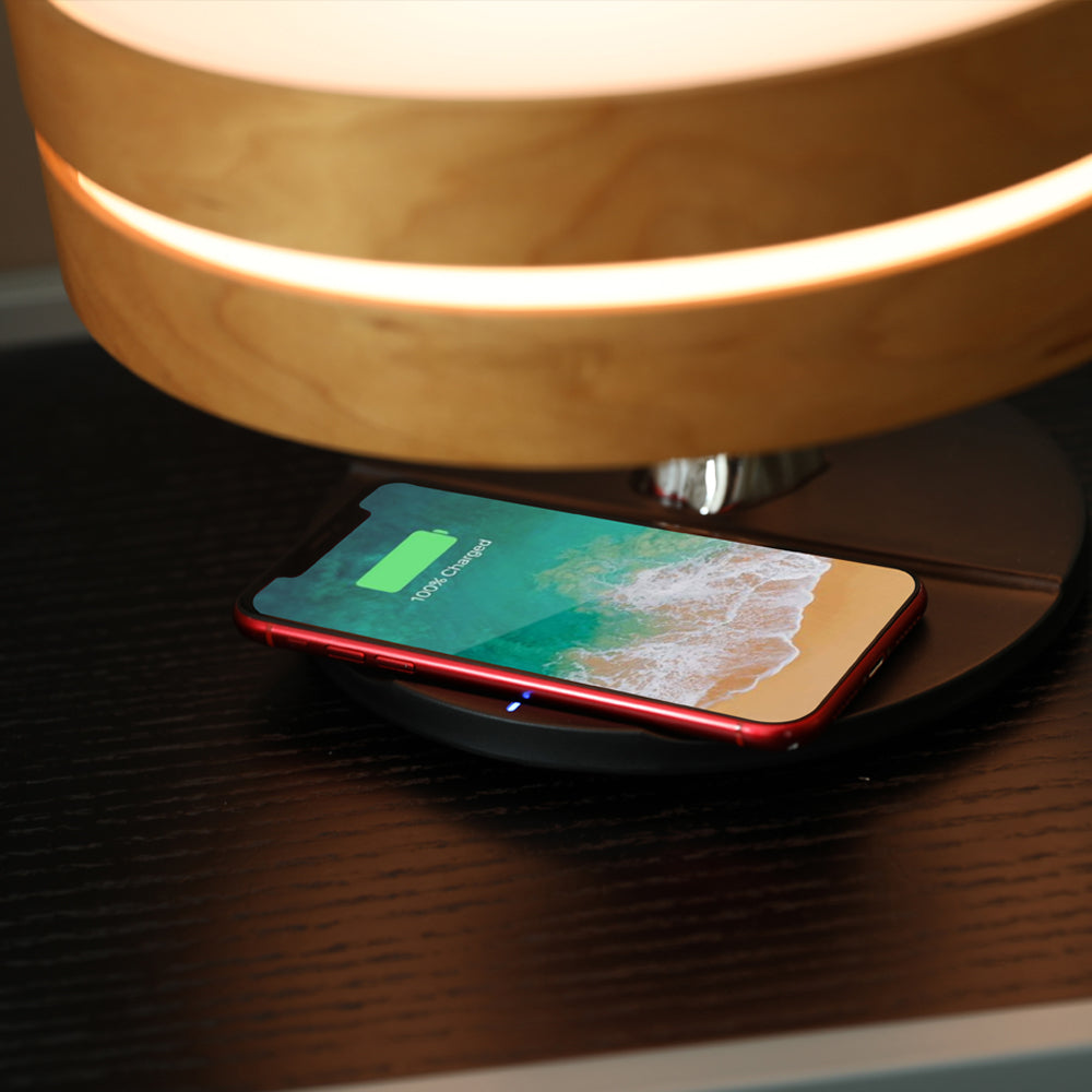 Desk Lamp (Wireless Charging, Bluetooth Speaker)