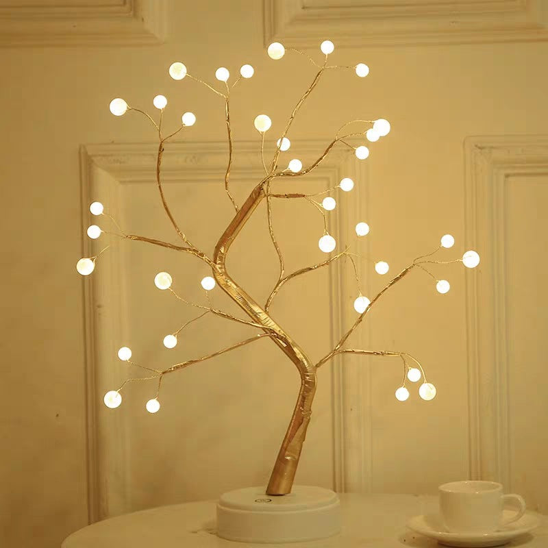 Copper Branch Light (Rice/Round)